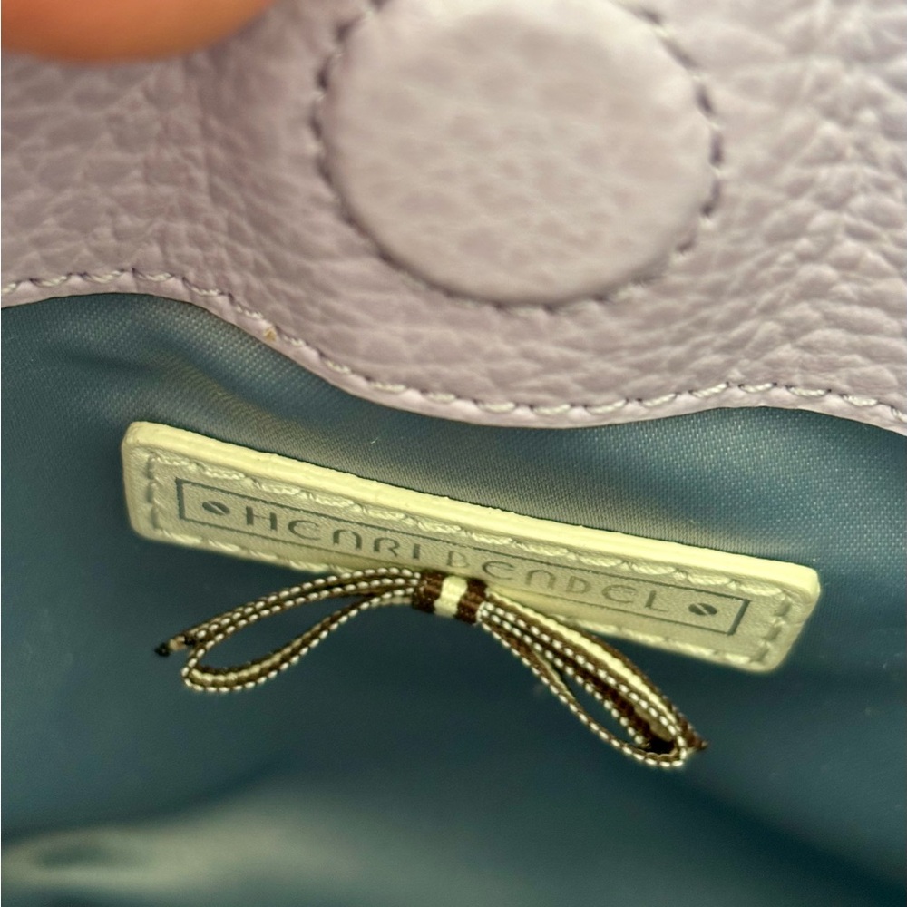 HENRI BENDEL MARQUIS MICRO TOTE/SHOULDER BAG- LILAC - Picture 4 of 10